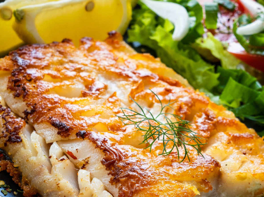 Teriyaki Glazed Halibut Steak