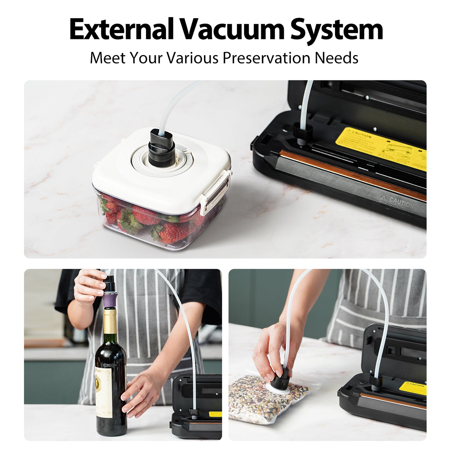 Beelicious 8-In-1 Powerful Food Vacuum Sealer