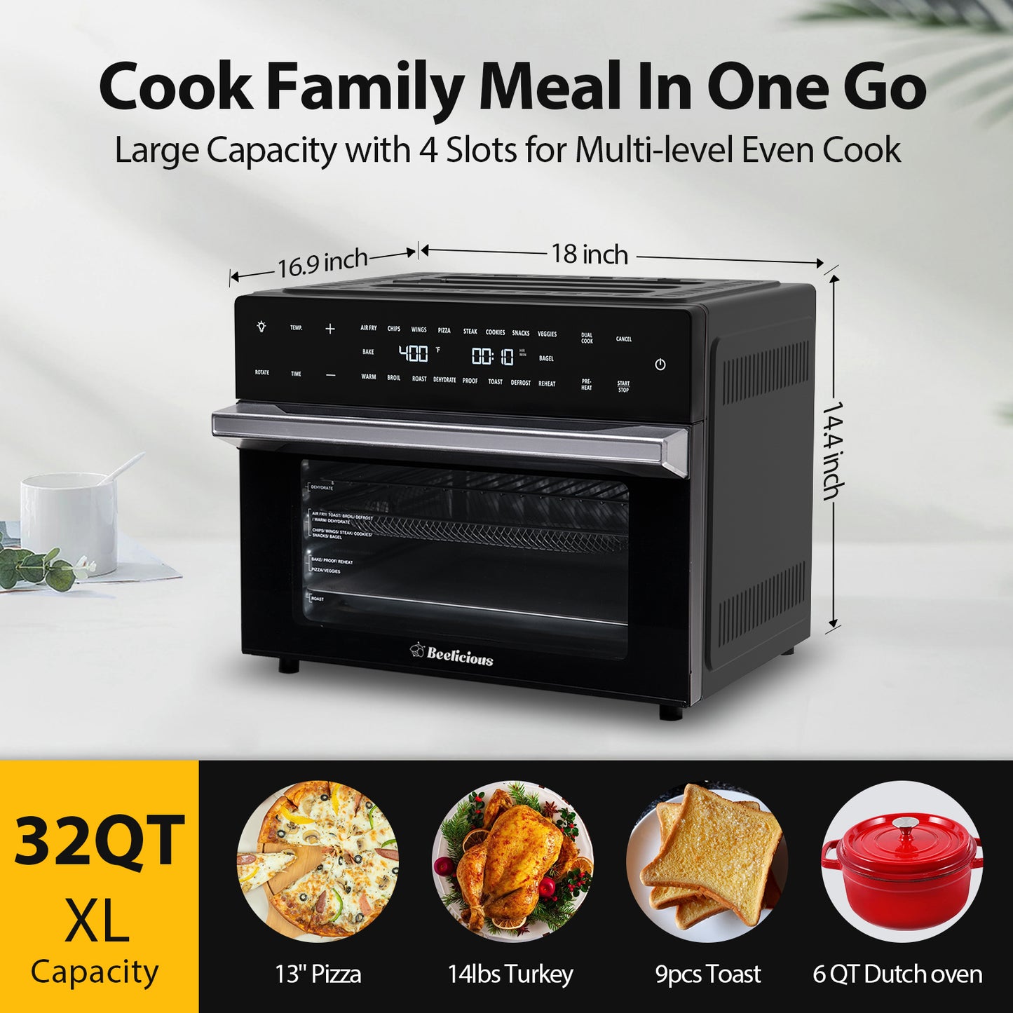 Beelicious Smart Oven Air Fryer