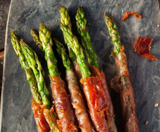 ASPARAGUS WRAPPED IN HAM