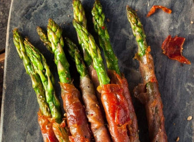 ASPARAGUS WRAPPED IN HAM